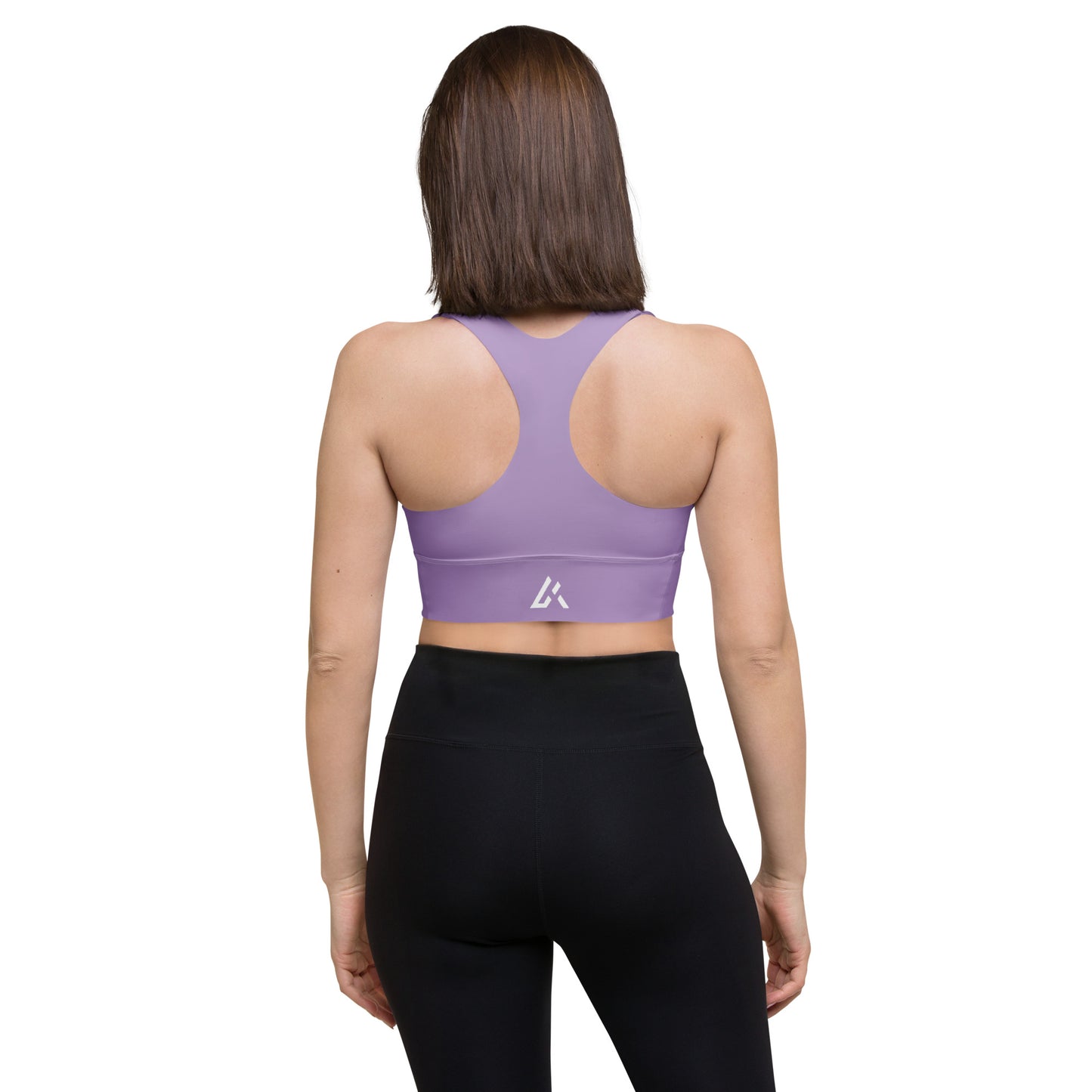 Ascension Women's Longline sports bra - East Side Purple
