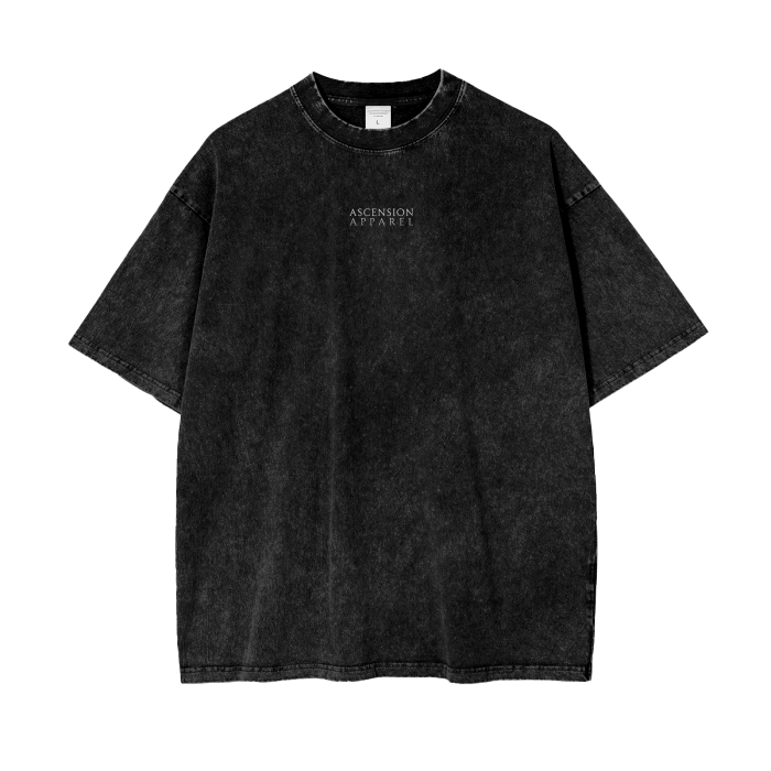 Ascension Savior - Snow Wash Oversized Tees