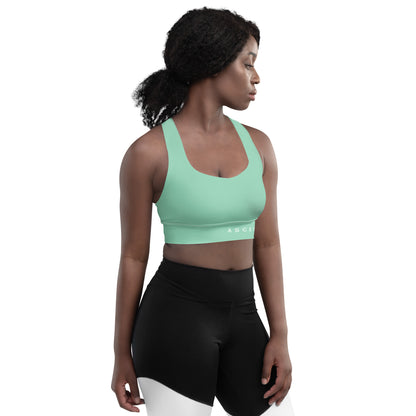 Ascension Women's Longline sports bra - Vista Green